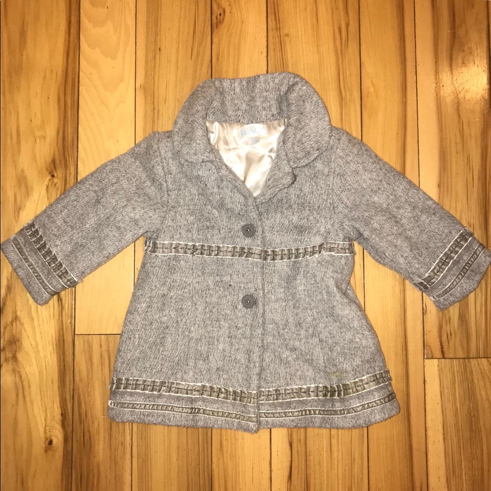 🌷5/$13 Wool blend dress coat 6-12 mo.